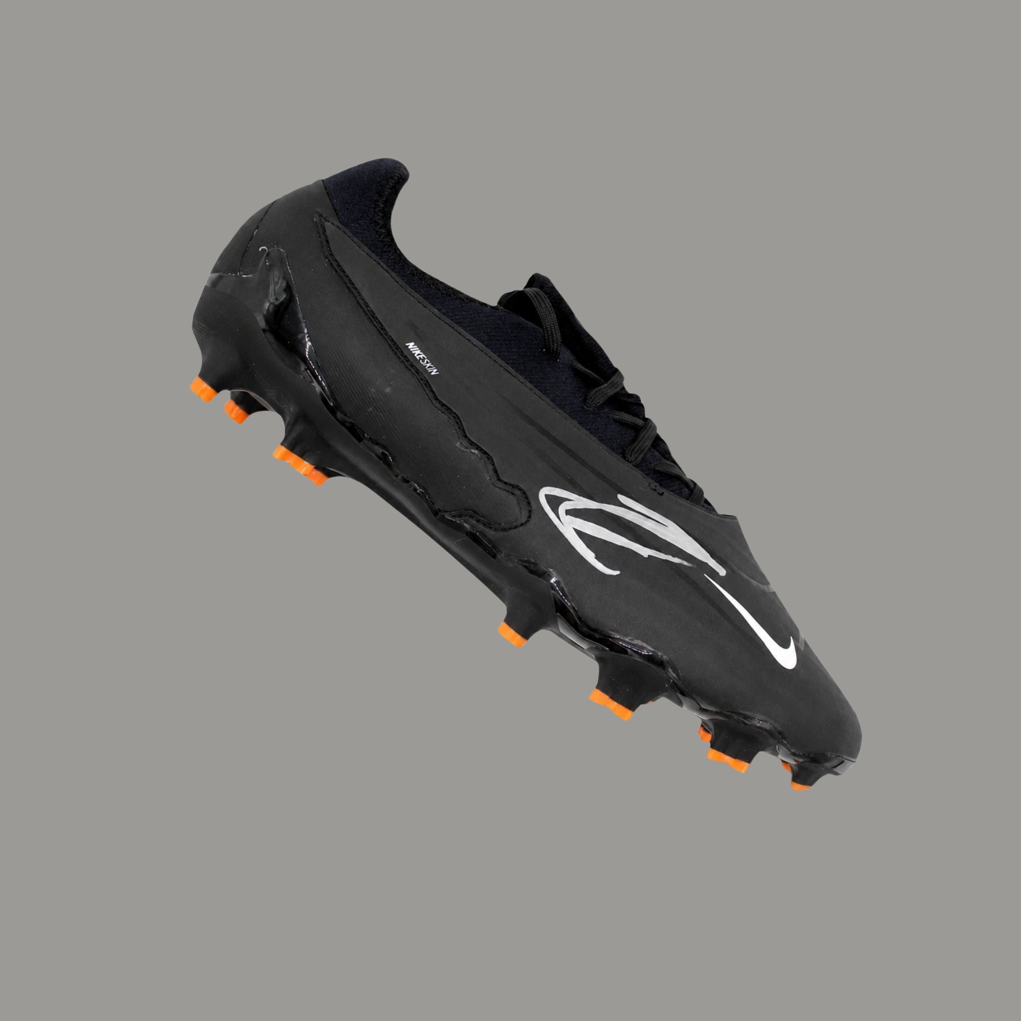 Zlatan Ibrahimovic Signed Black Nike Phantom GX Pro Boot in Premium Acrylic Case
