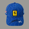 Charles Leclerc Signed 2025 Monza Blue Limited Edition Ferrari CL16 Cap with Premium Acrylic Display Case