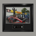 Charles Leclerc Signed Framed Photo – Victory Celebration