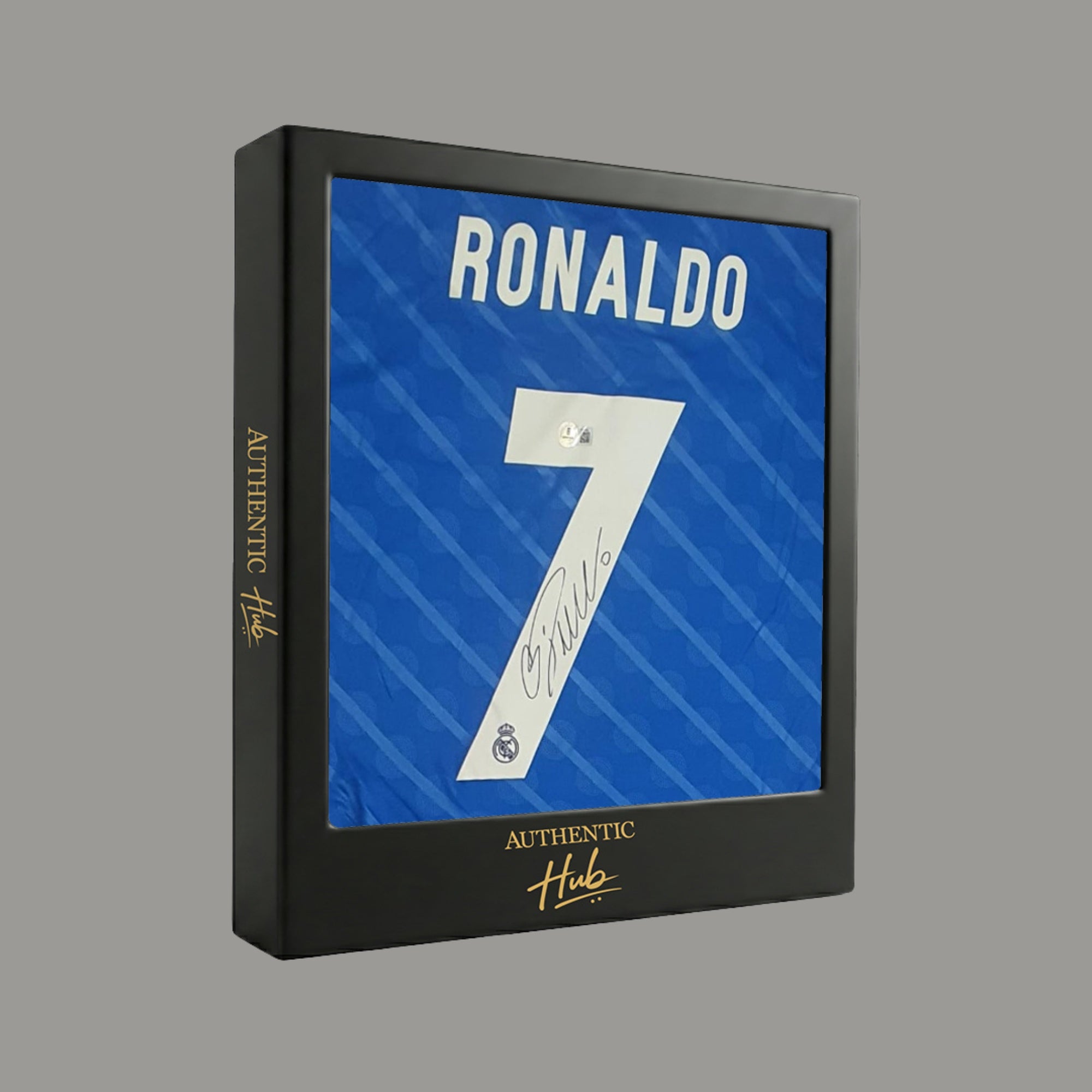 Cristiano Ronaldo Signed Real Madrid Blue Jersey