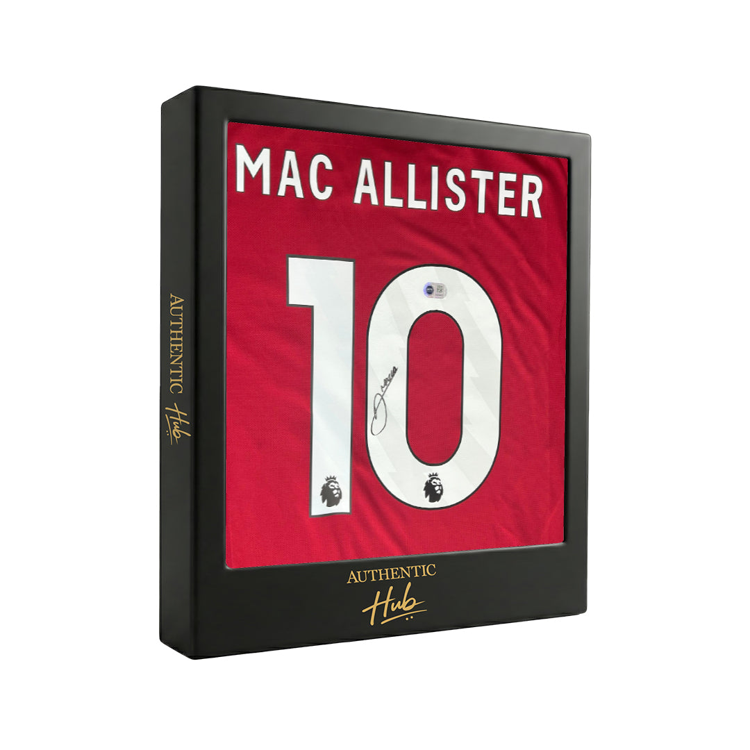 Alexis Mac Allister Signed 2025–26 Liverpool Home Jersey