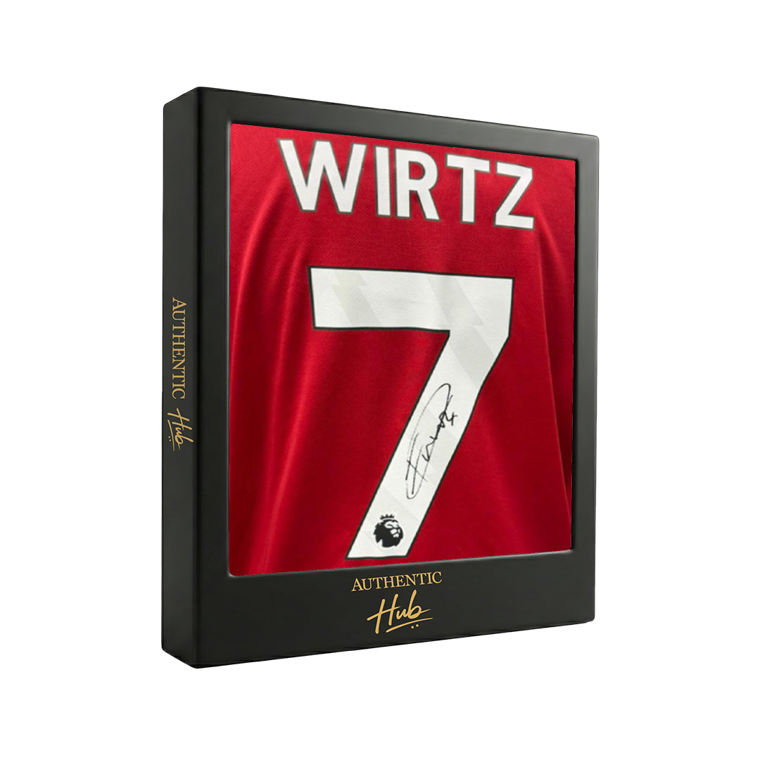 Florian Wirtz Signed 2025–26 Liverpool Home Jersey