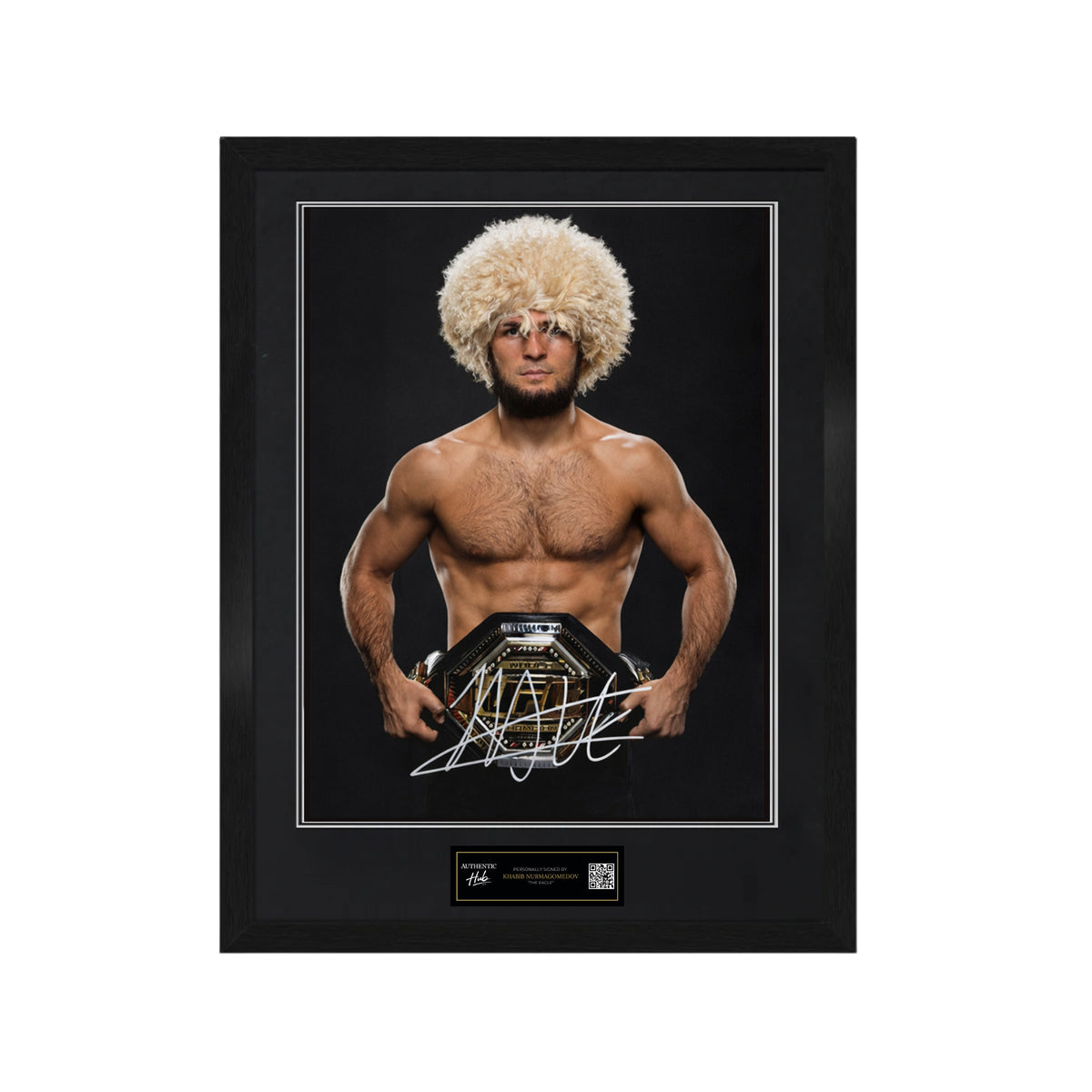 Khabib Nurmagomedov Signed UFC Photo – Framed
