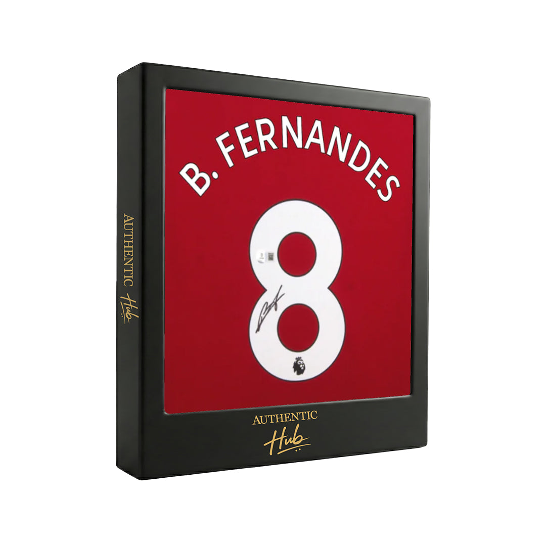 Bruno Fernandes Signed Manchester United Jersey