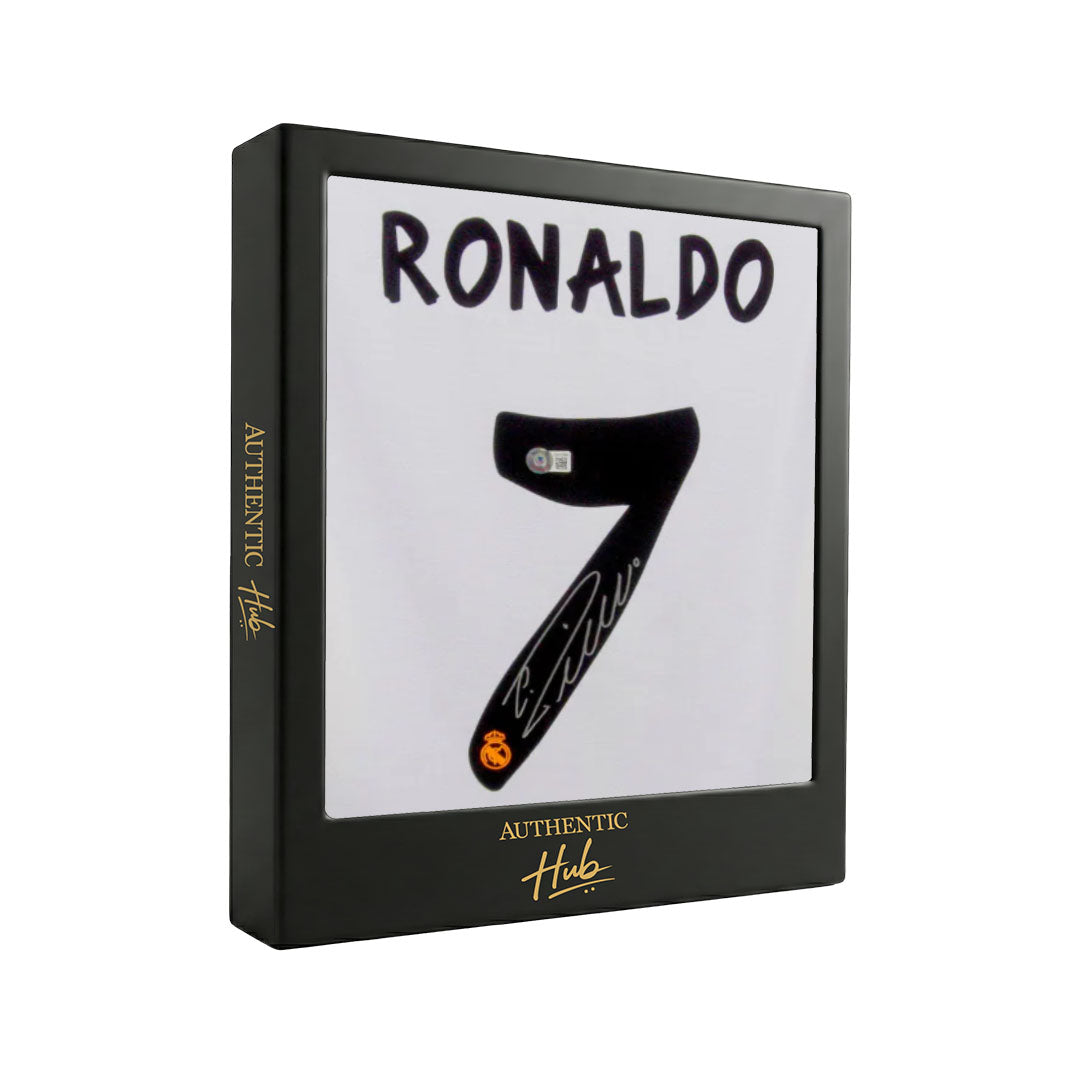 Cristiano Ronaldo Signed Real Madrid Home Jersey