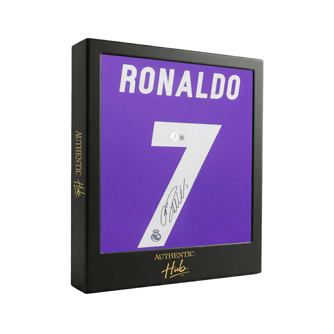 Cristiano Ronaldo Signed Real Madrid UEFA Champions League Final Jersey