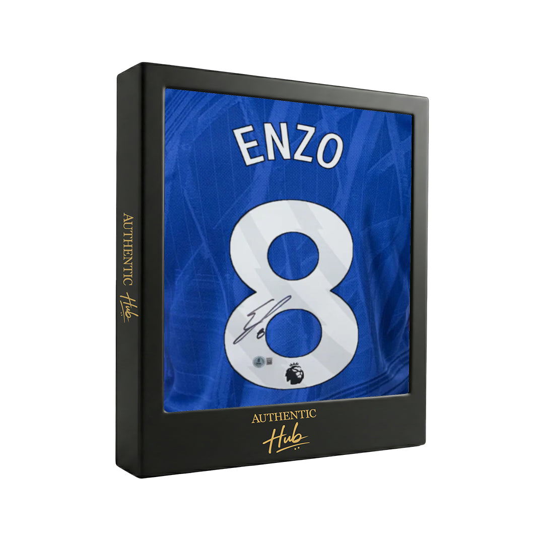 Enzo Fernández Signed Chelsea Jersey