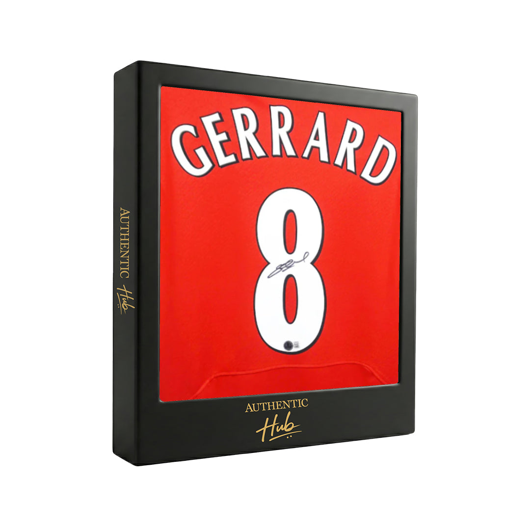 Steven Gerrard Signed 2005 Liverpool Home Jersey