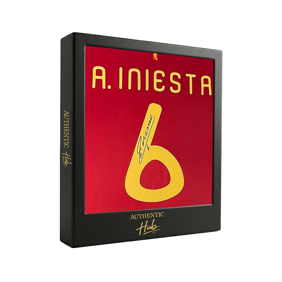 Andres Iniesta Signed Spain 2020 International Shirt