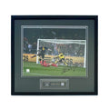 Andres Iniesta Signed Spain Photo: 2010 World Cup Winning Goal - Framed