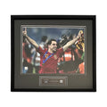 Xavi Hernandez Signed Spain International Framed Photo