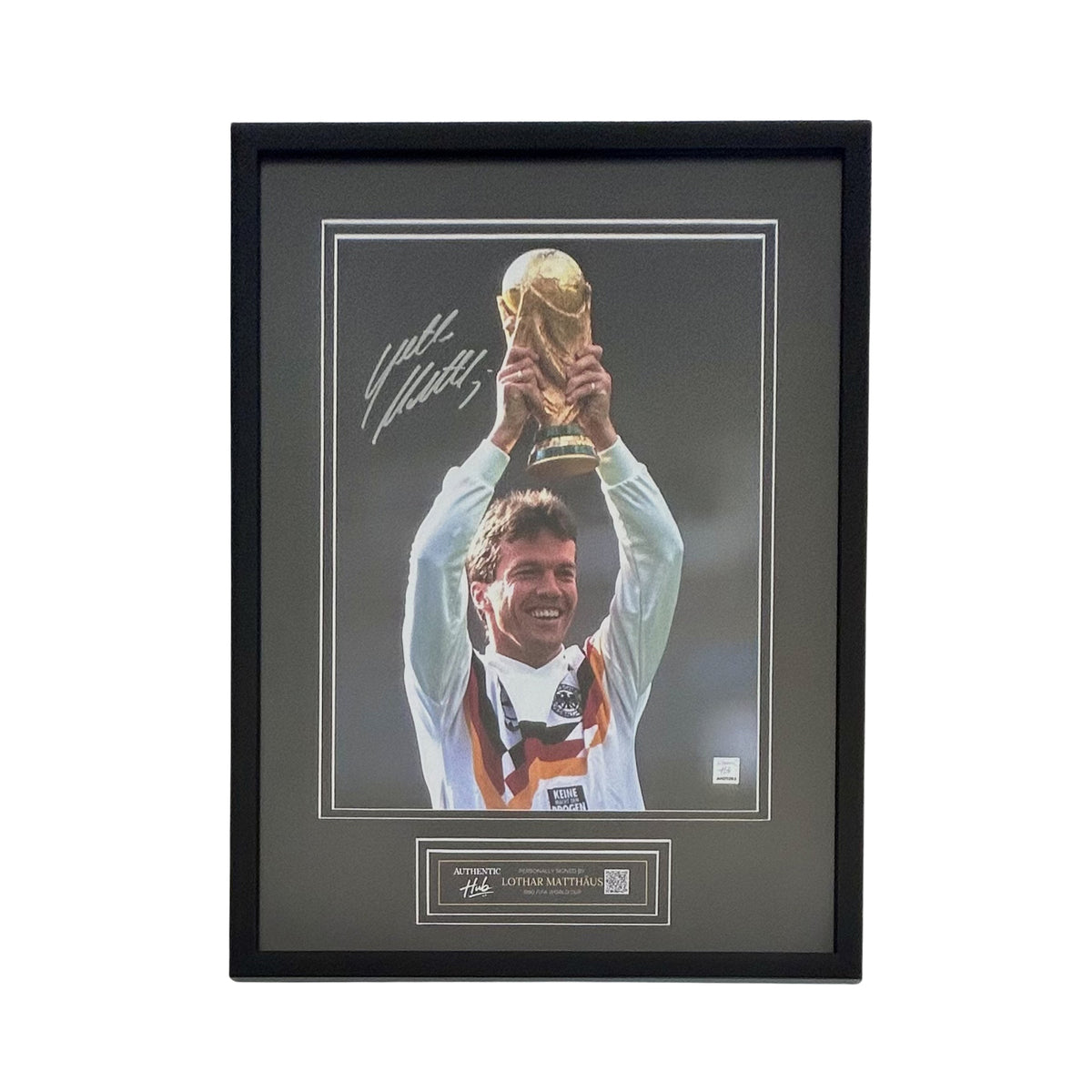 Lothar Matthäus Signed Germany Framed Photo: World Cup Winner