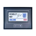 Paul Gascoigne Signed England Street Sign - Framed
