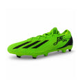 Lionel Messi Signed adidas Boot (Green) in Premium Acrylic Display Case