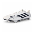 Lionel Messi Signed adidas Boot (White) in Premium Acrylic Display Case