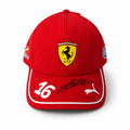 Charles Leclerc Signed Ferrari CL16 Cap in Premium Acrylic Display Case
