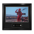 Charles Leclerc Signed Framed Photo – Driver Salute