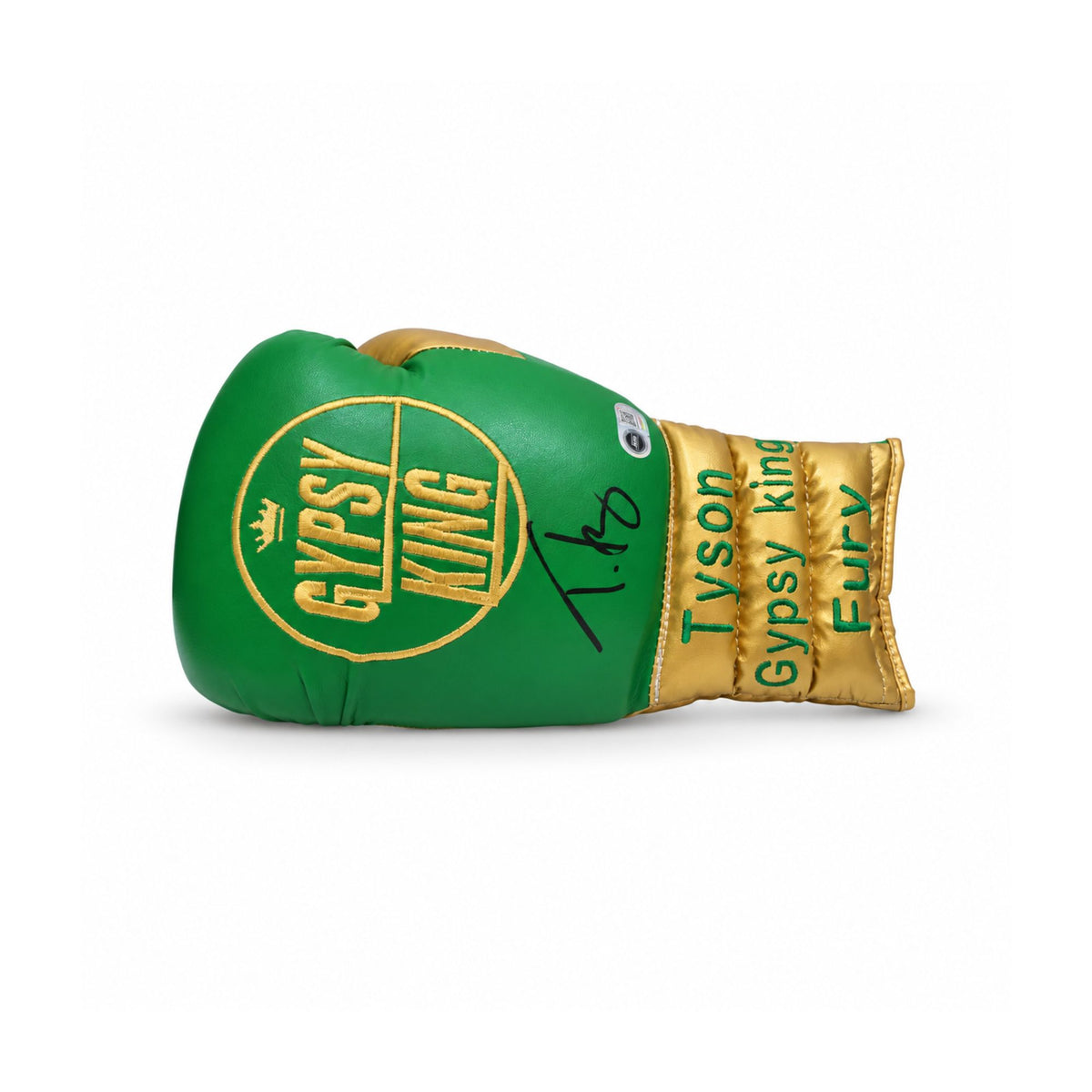Tyson Fury Signed Green & Gold Glove