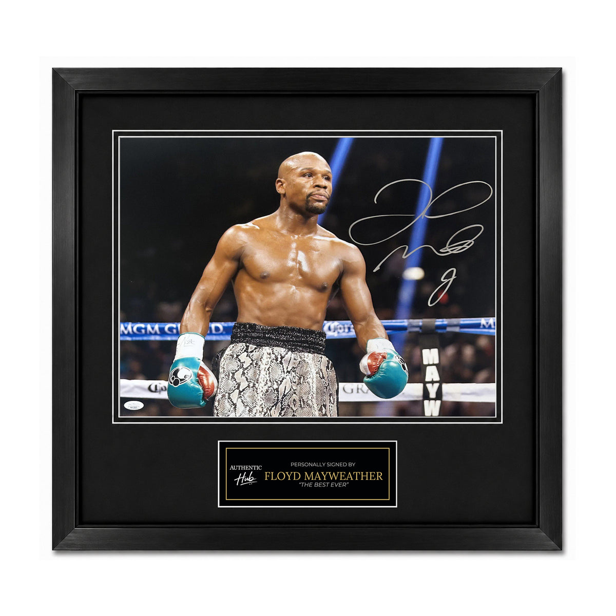 Floyd Mayweather Signed 16x20 Framed Photo