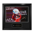 Charles Leclerc Signed Framed Photo - Trophy Lift