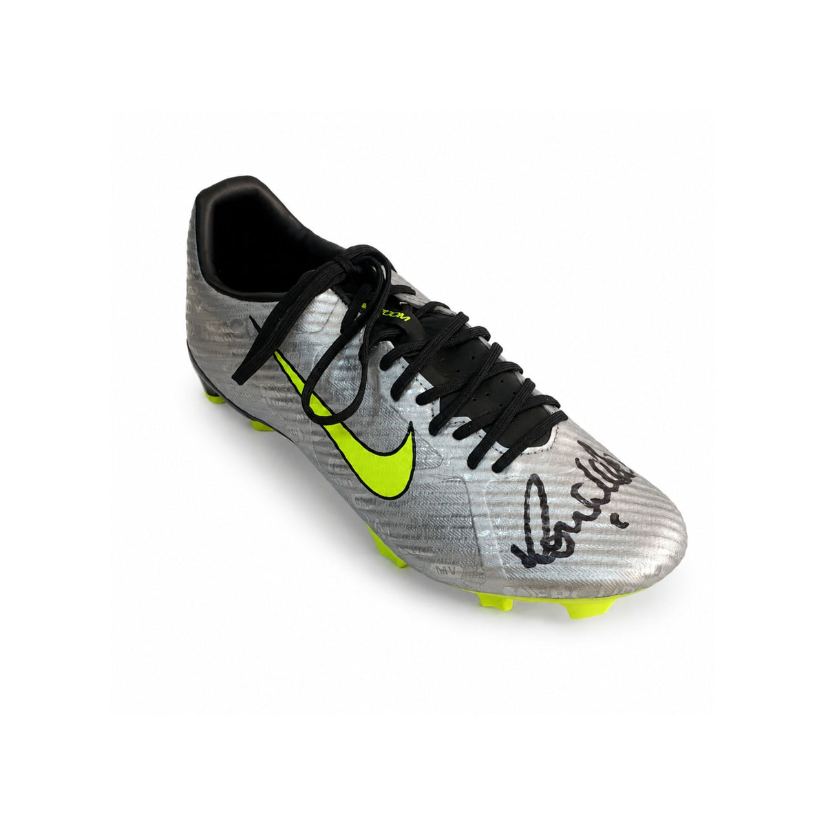 Ronaldo Nazário Signed Nike Mercurial Football Boot in Premium Acrylic Display Case