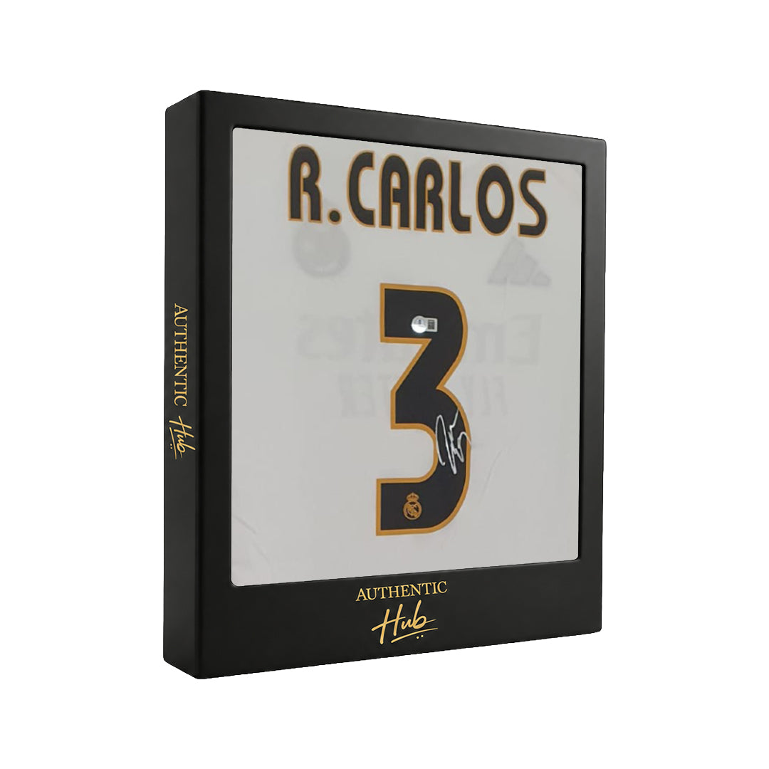 Roberto Carlos Signed Real Madrid Jersey