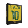 Rivaldo Signed Brazil Home Jersey