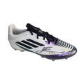 Lionel Messi Signed adidas F50 Football Boot White/Purple in Premium Acrylic Display Case