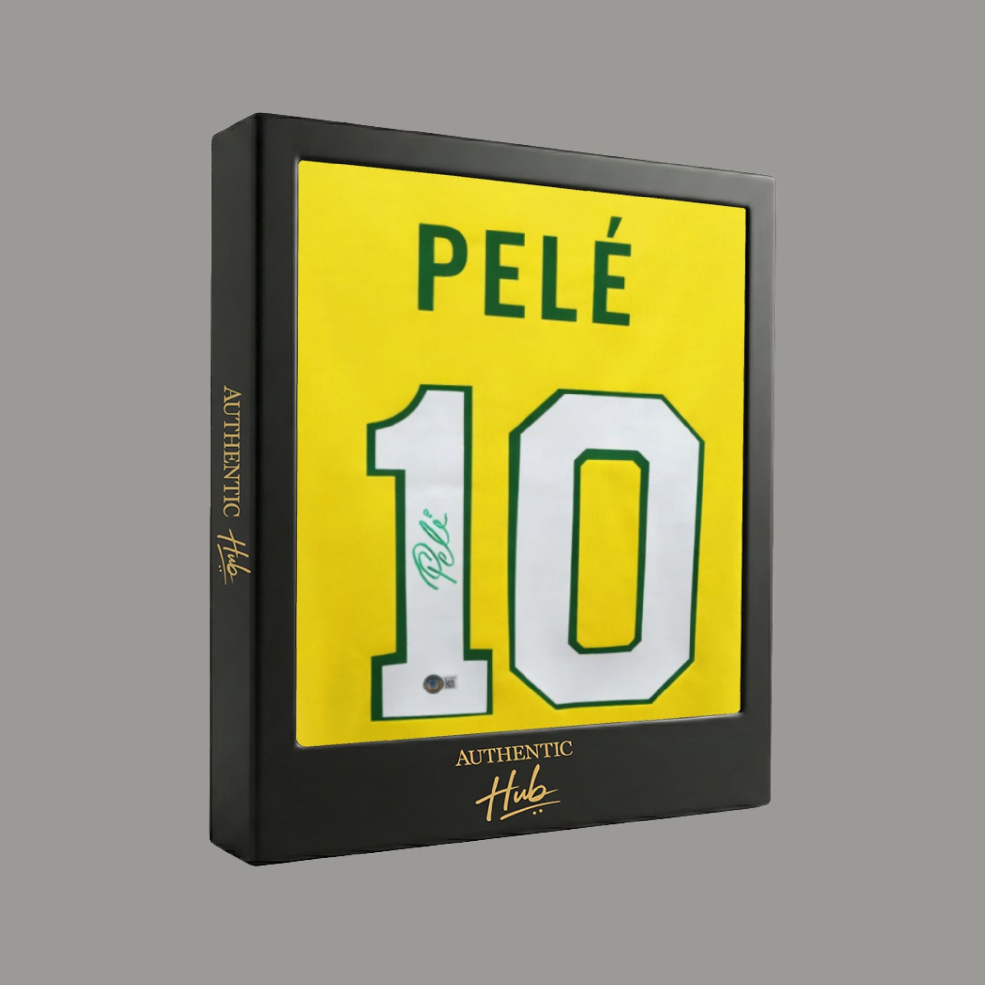 Pelé Signed Vintage Brazil FC Home Football Jersey