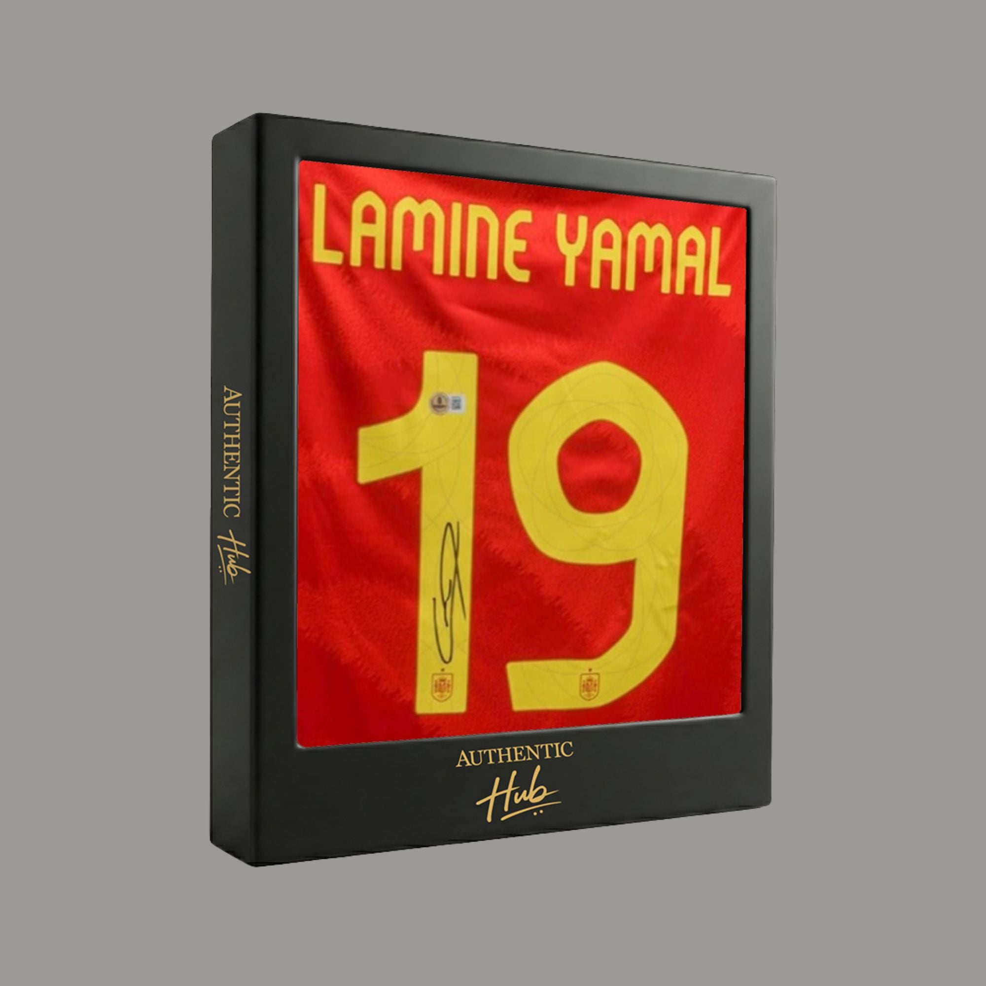 Lamine Yamal Signed Spain Home Football Shirt 2024