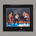 Mike Tyson Signed Framed Photo: Bite Fight