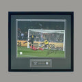 Andres Iniesta Signed Spain Photo: 2010 World Cup Winning Goal - Framed