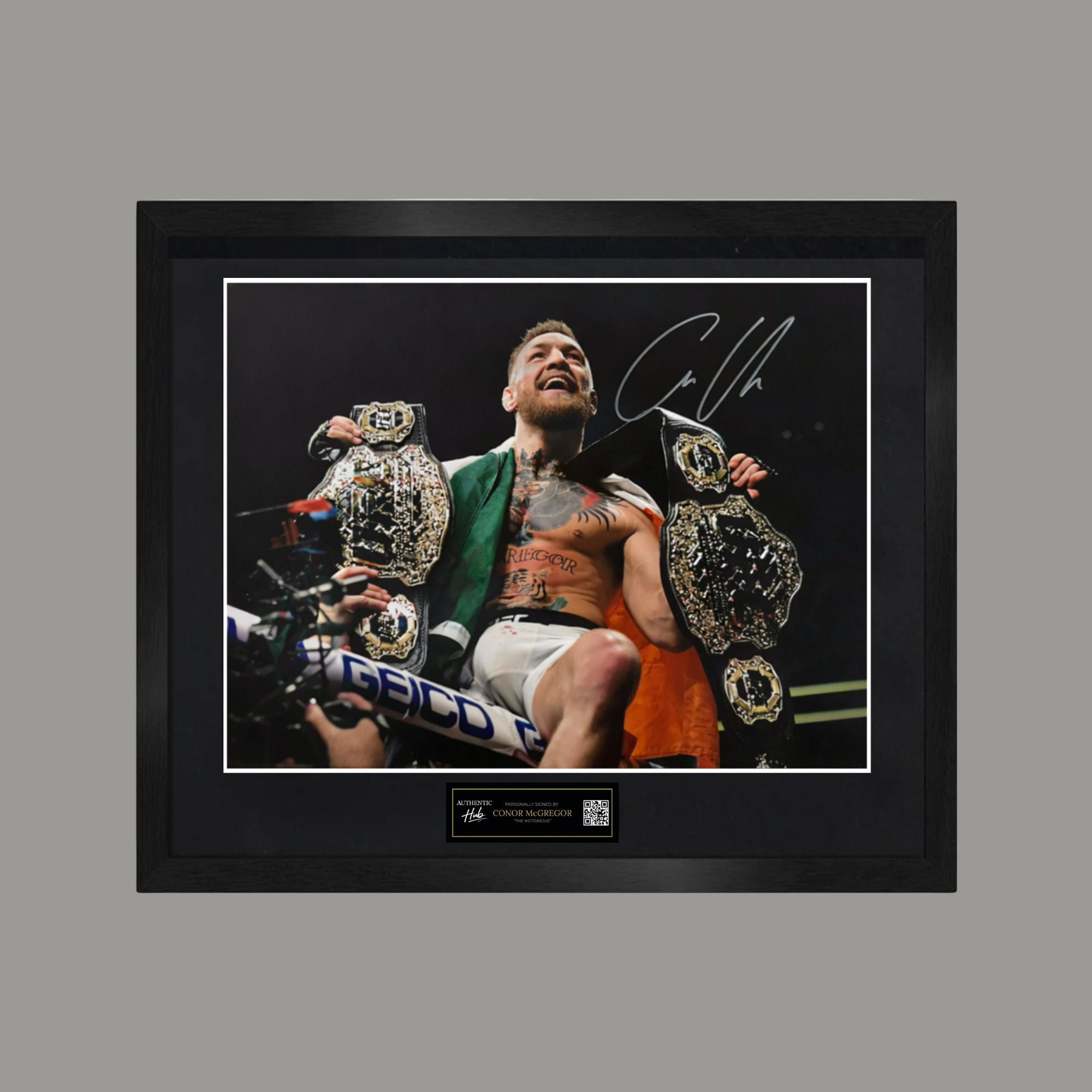 Conor McGregor Signed UFC Framed Photo