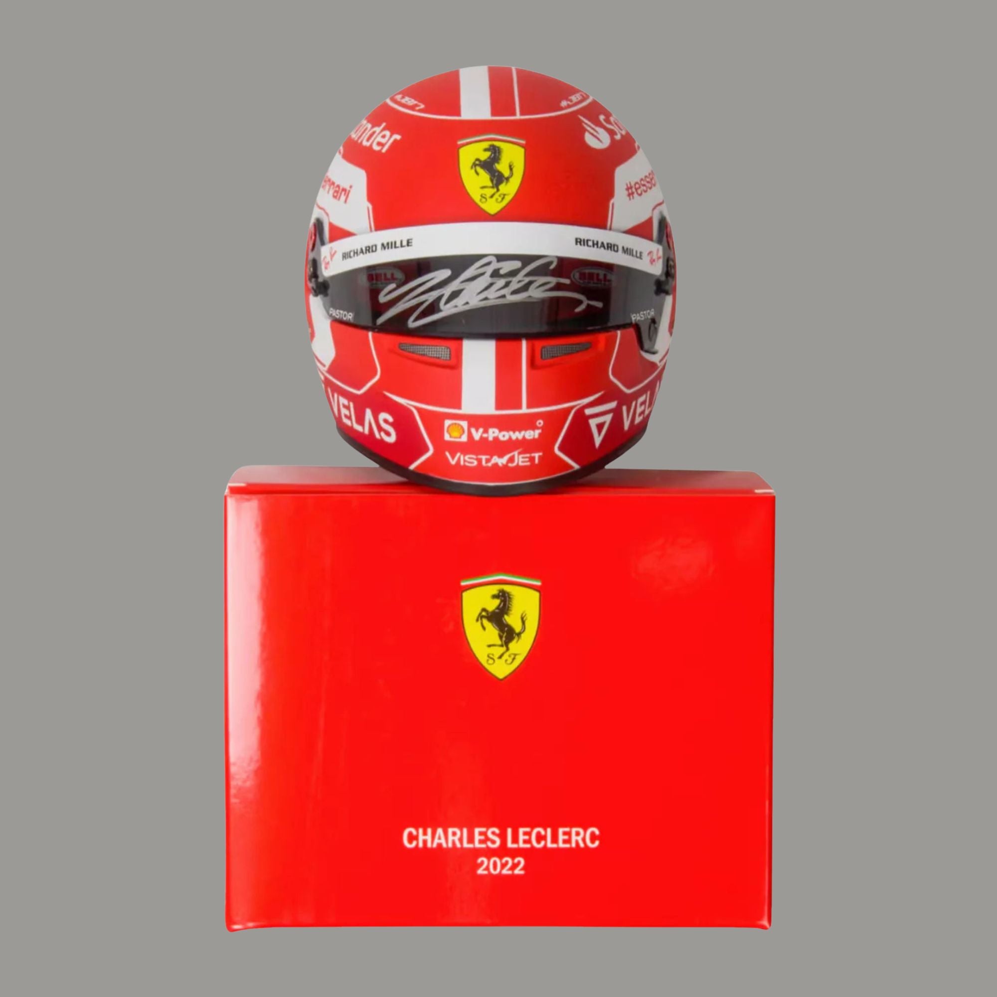 Charles Leclerc Signed Ferrari Formula 1 Helmet (1:2 Scale)