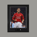 Cristiano Ronaldo Signed Manchester United 12×16 Photo - Framed