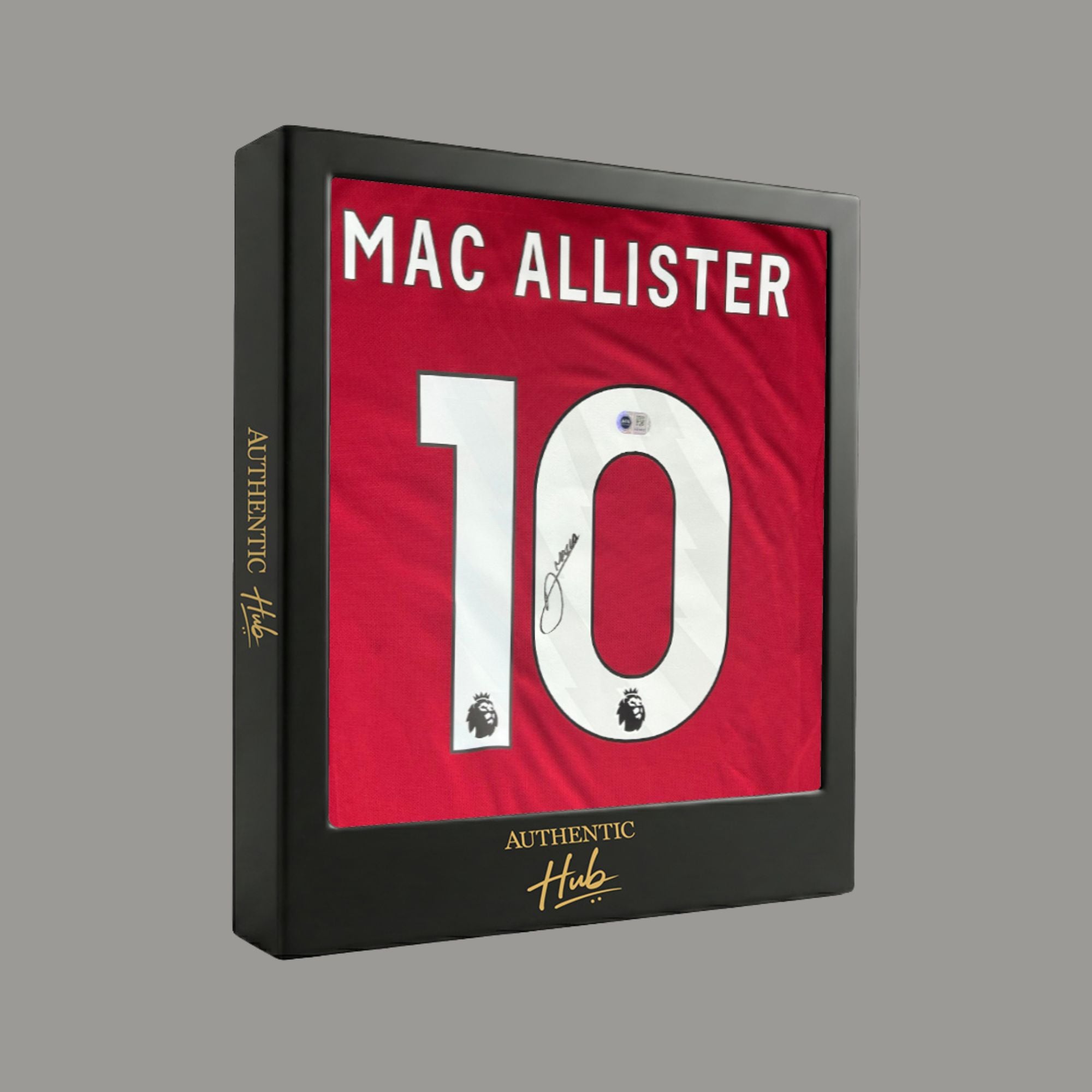 Alexis Mac Allister Signed 2025–26 Liverpool Home Jersey